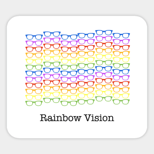 Rainbow Vision Sticker